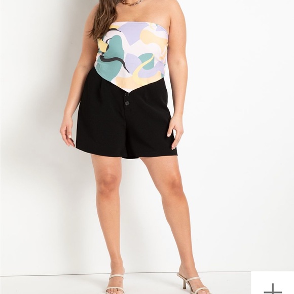 Strapless Scarf Top - Picture 3 of 10